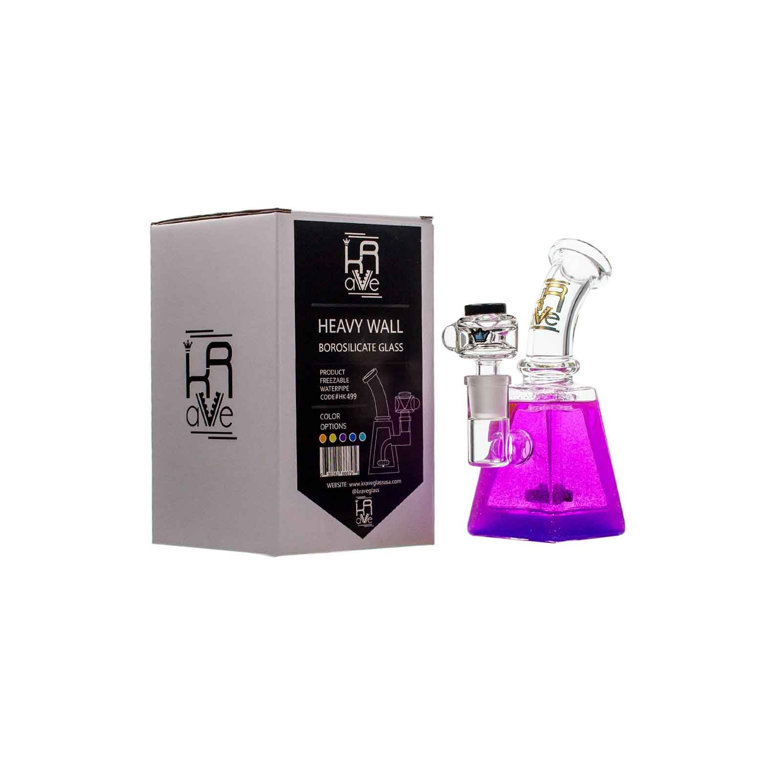 Krave Glass Giza Pyramid Bong - inhalco