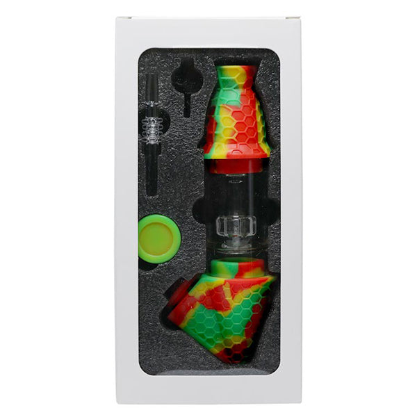 8 inch Silicone Nectar Collector Bubbler [WP-28]_2