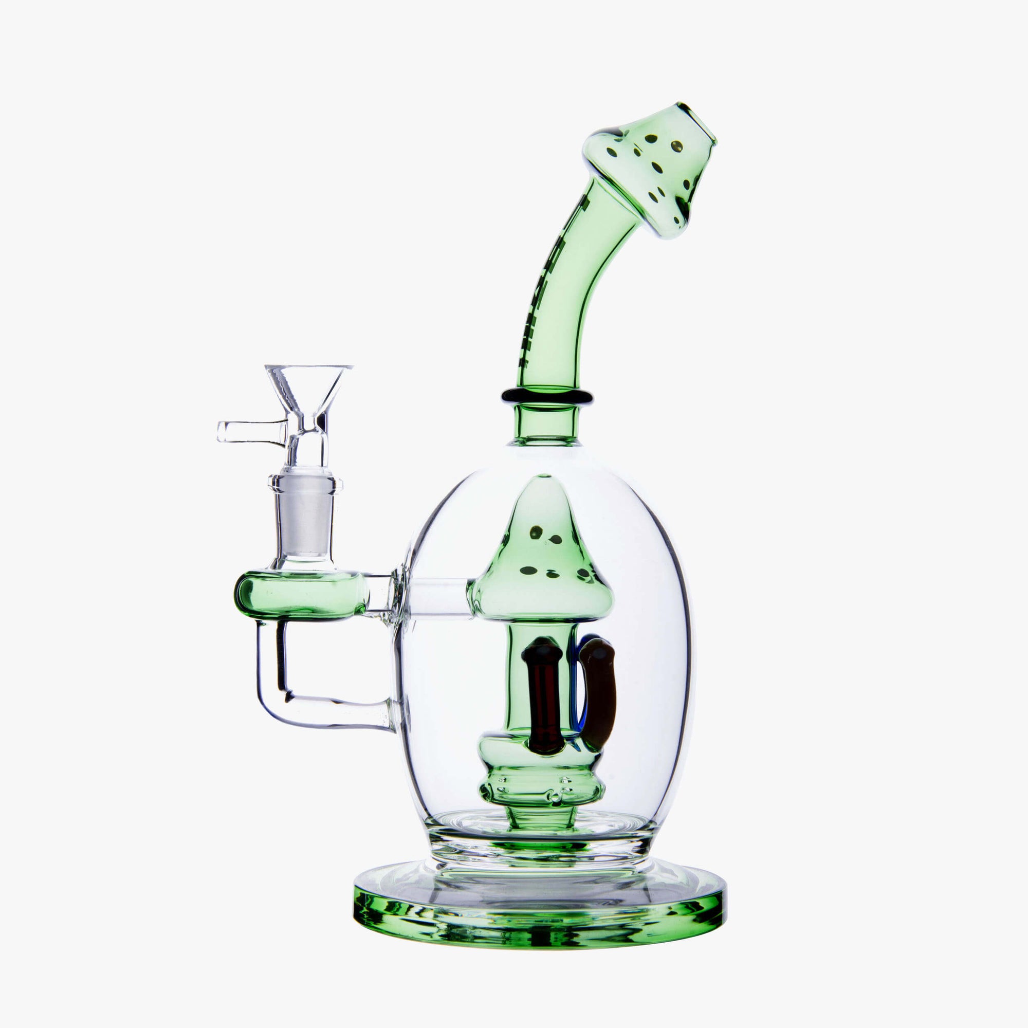Mushroom Perc Glass Bong - INHALCO