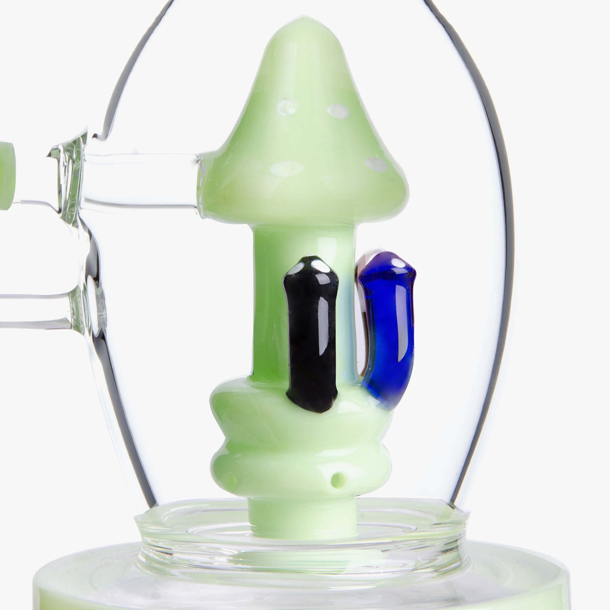 Mushroom Perc Glass Bong - INHALCO
