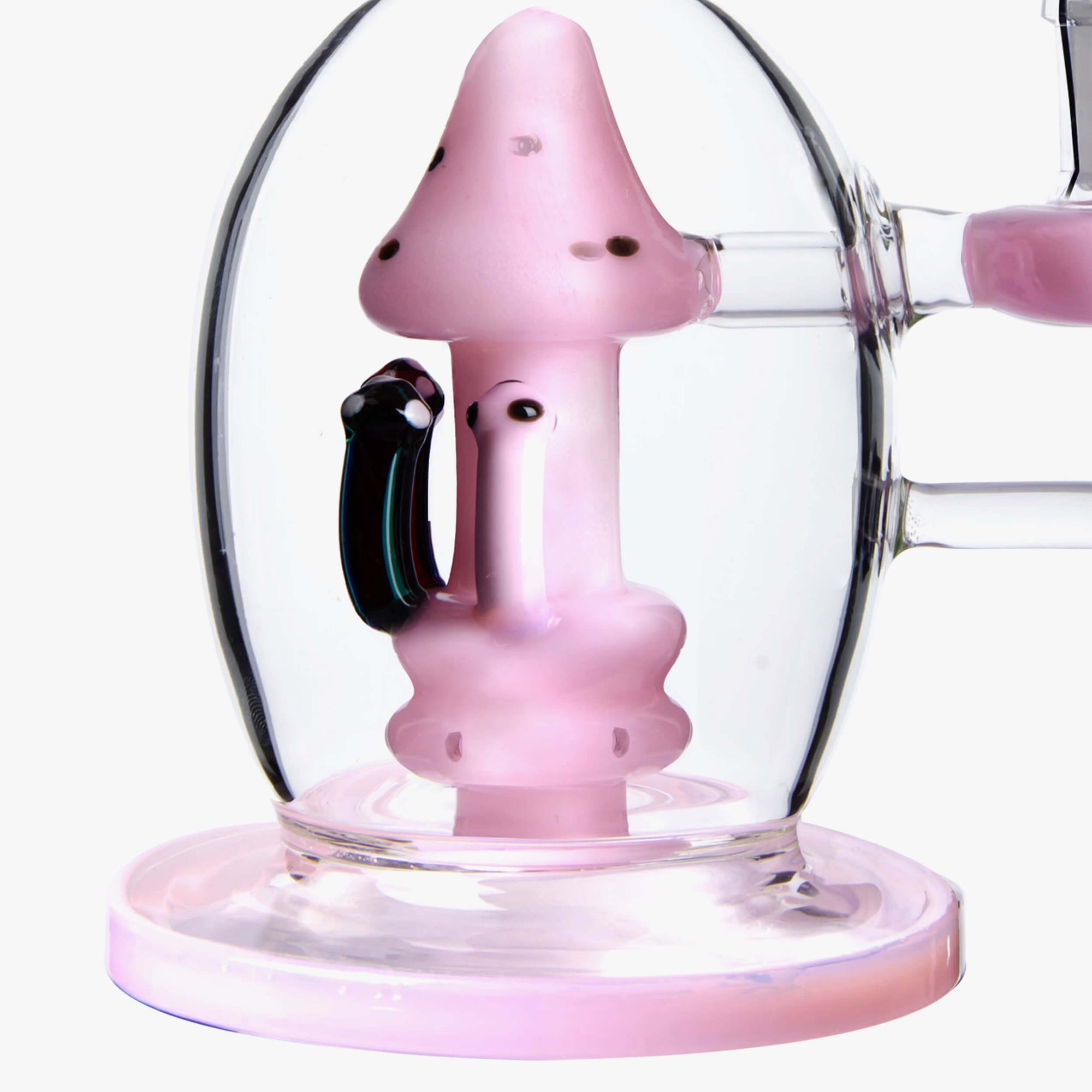 Mushroom Perc Glass Bong - INHALCO