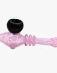Pink Girly Glass Fish Pipe - INHALCO