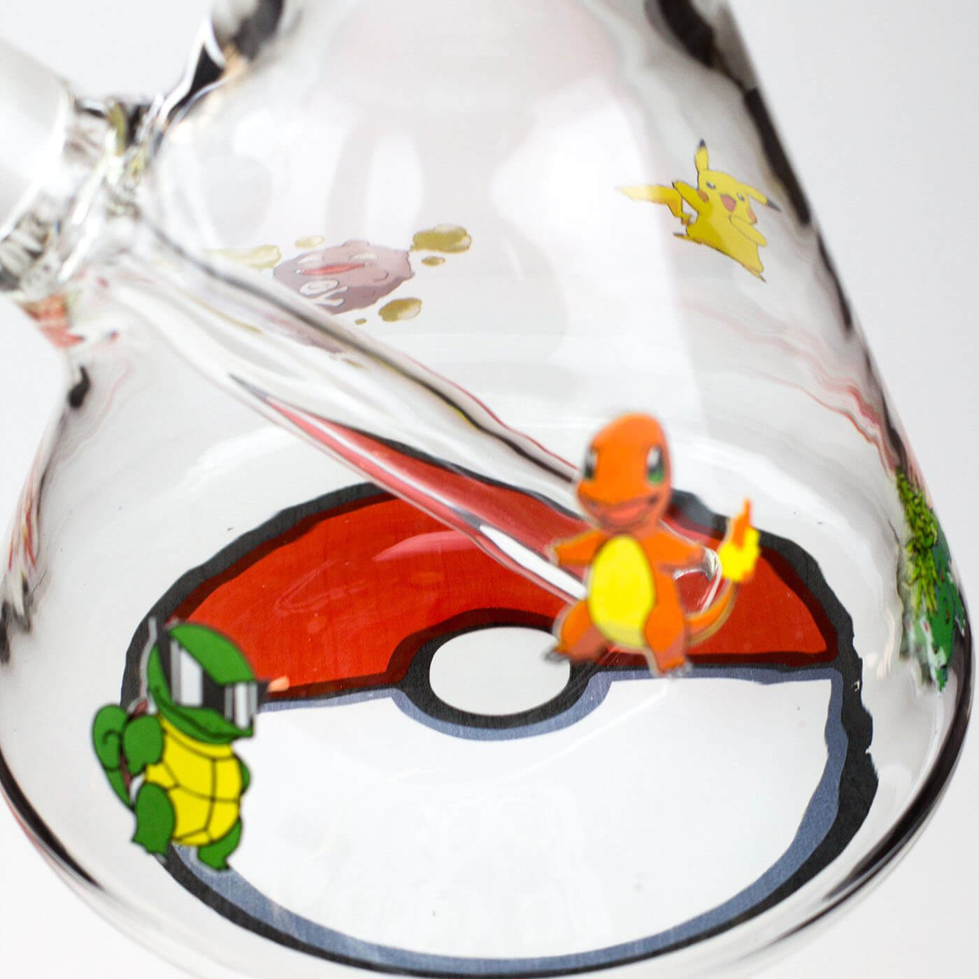 Thick Glass Pokemon Bong Beaker Base - INHALCO