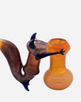 4" Premium Holding Squirrel Design Water Bubbler - INHALCO