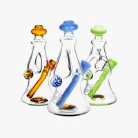 Dual Airflow Dab Rig Candy Colors - INHALCO