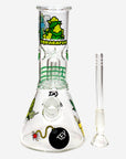 SDF Percolator Glass Ice Bong With Bong Stickers - INHALCO