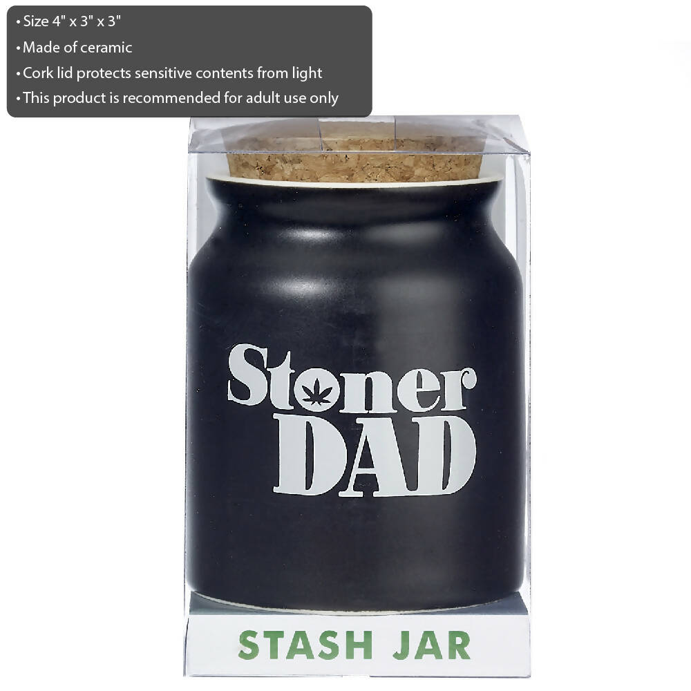STONER DAD STASH JAR - WHITE LETTERS_1