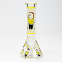 8" Glow In the Dark Rick And Morty Bong