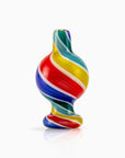 Bubble Carb Cap Multi-Color Spiral - INHALCO