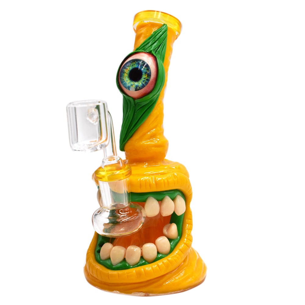 3D Monster Mini Dab Rig with Male Banger – INHALCO