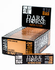 Rolling Paper DARK HORSE king slim Black Paper + Filters with stick_0