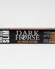 Rolling Paper DARK HORSE king slim Black Paper + Filters with stick_2
