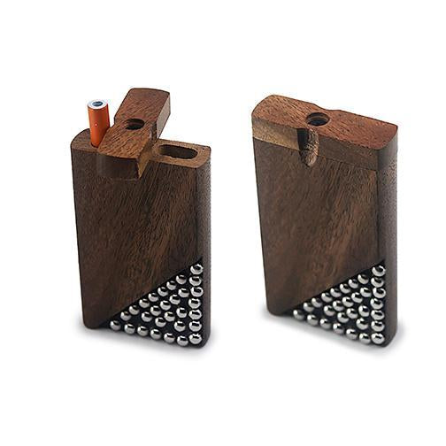 Handmade Wooden Studded Dugout With One Hitter - INHALCO