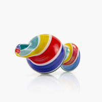 Bubble Carb Cap Multi-Color Spiral - INHALCO