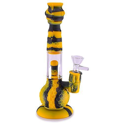 Silicone Water Pipe - Bee Dome