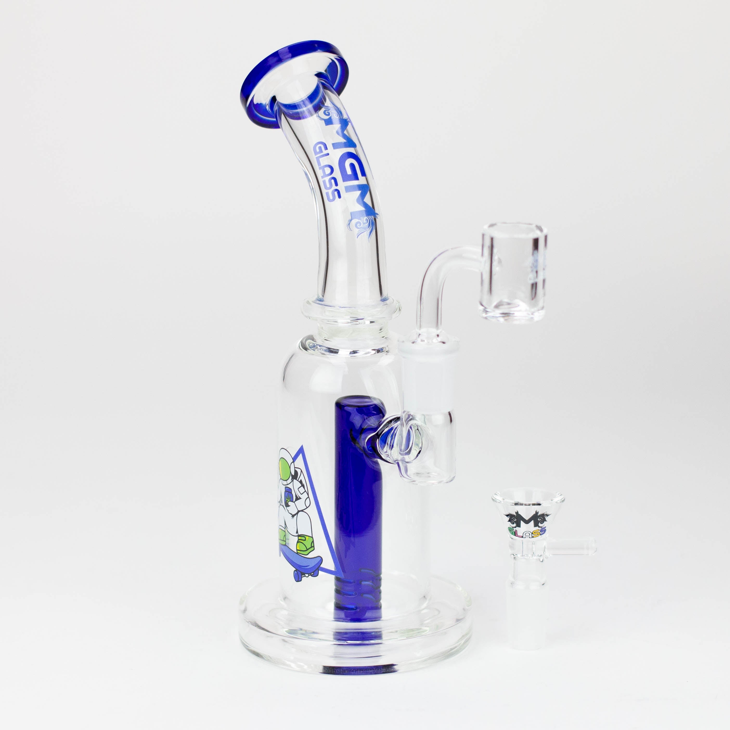 5.7&quot; MGM Glass 2-in-1 Bubbler Cartoon Design