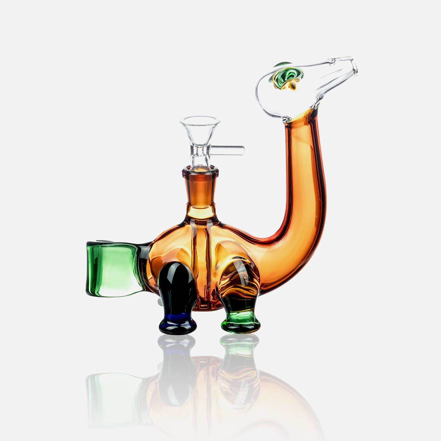 Dinosaur Glass Water Pipe - INHALCO