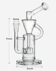 Double Chamber Recycler Bong - INHALCO