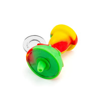 2-in-1 Silicone Bowl Carb Cap RYG - INHALCO