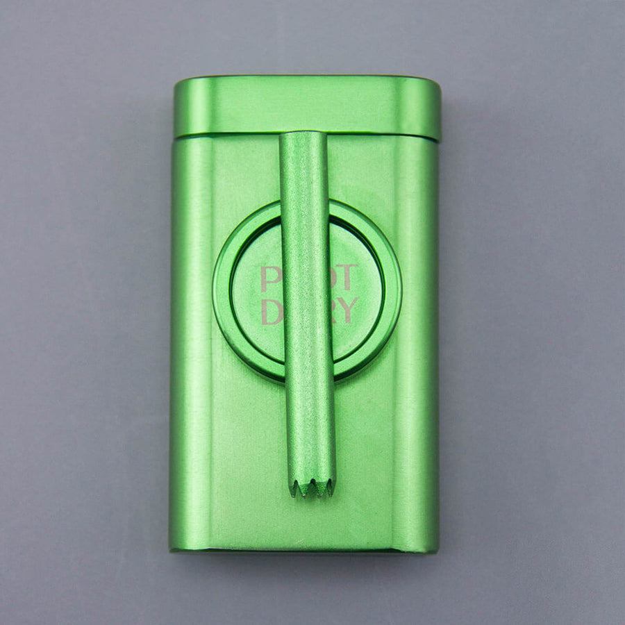 One Hitter Dugout With Grinder Green - INHALCO