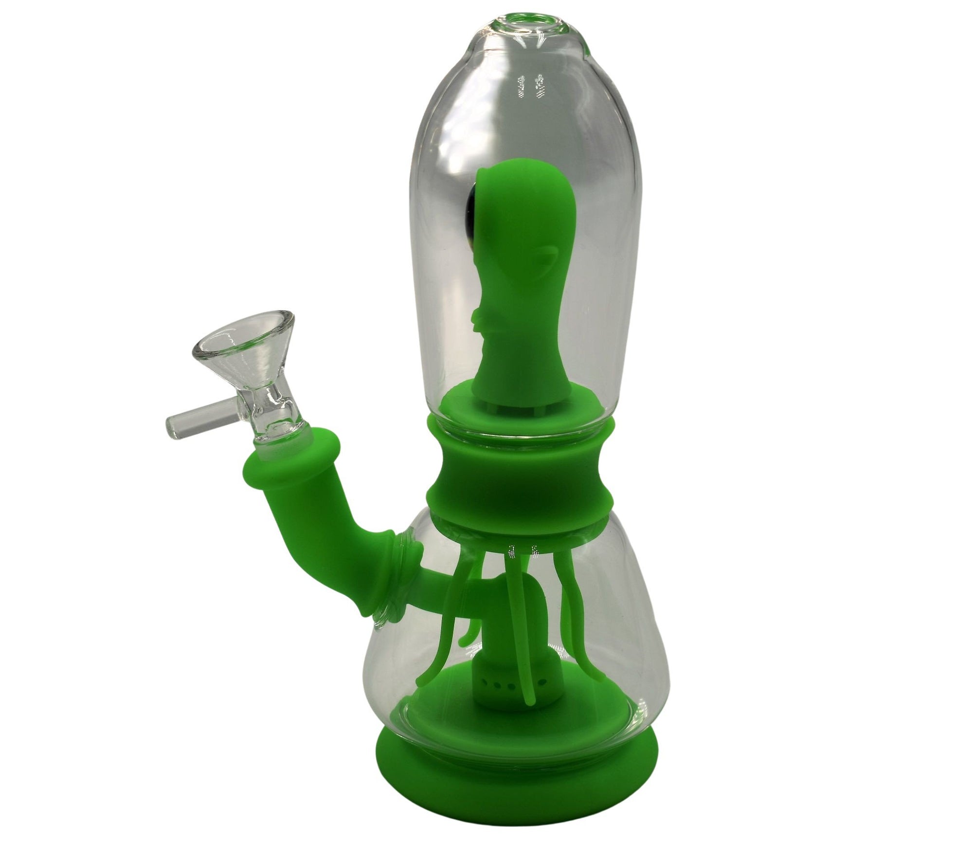 7.5" Silicone Alien Bubbler - INHALCO