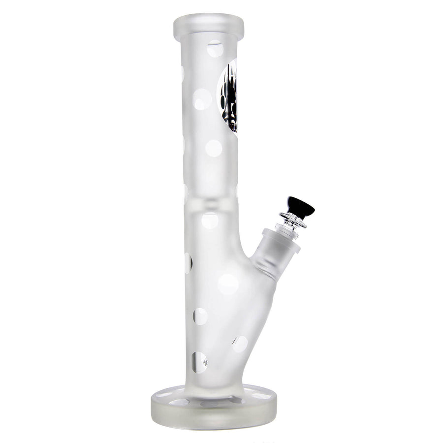 Frosted Straight Tube Bong 14