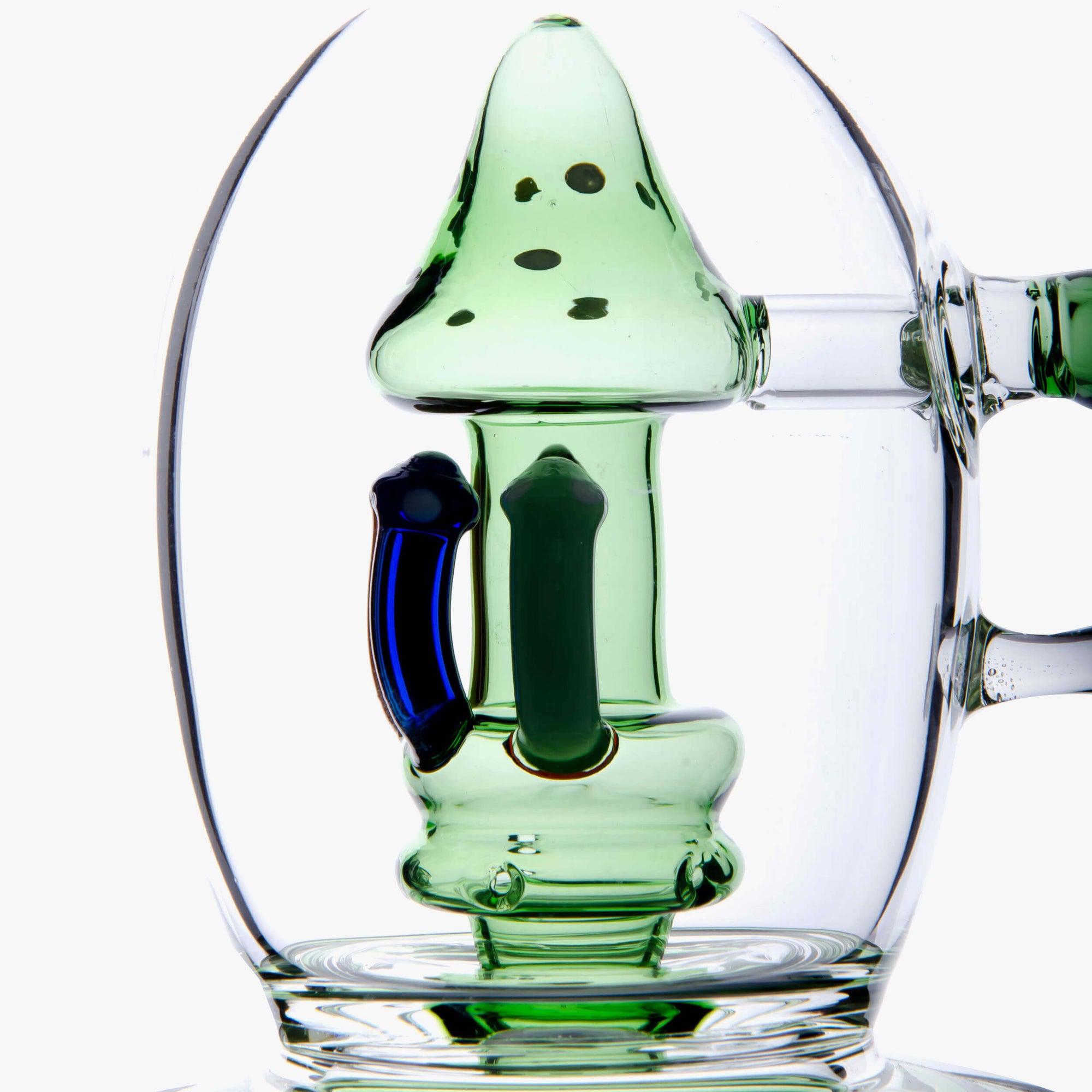 Mushroom Perc Glass Bong - INHALCO