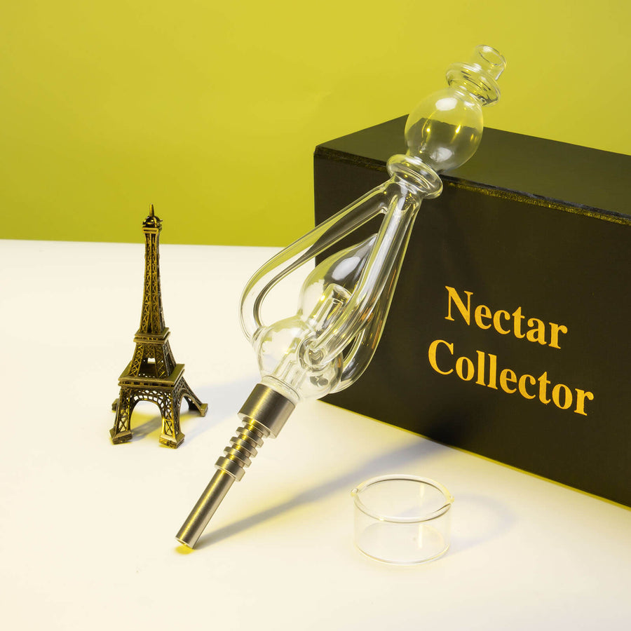 Raked Nectar Collector with Titanium Tip – Emporium Smoke Shop