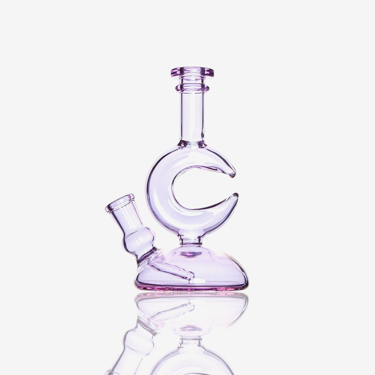Crescent Moon Bong, Pink Bong | INHALCO