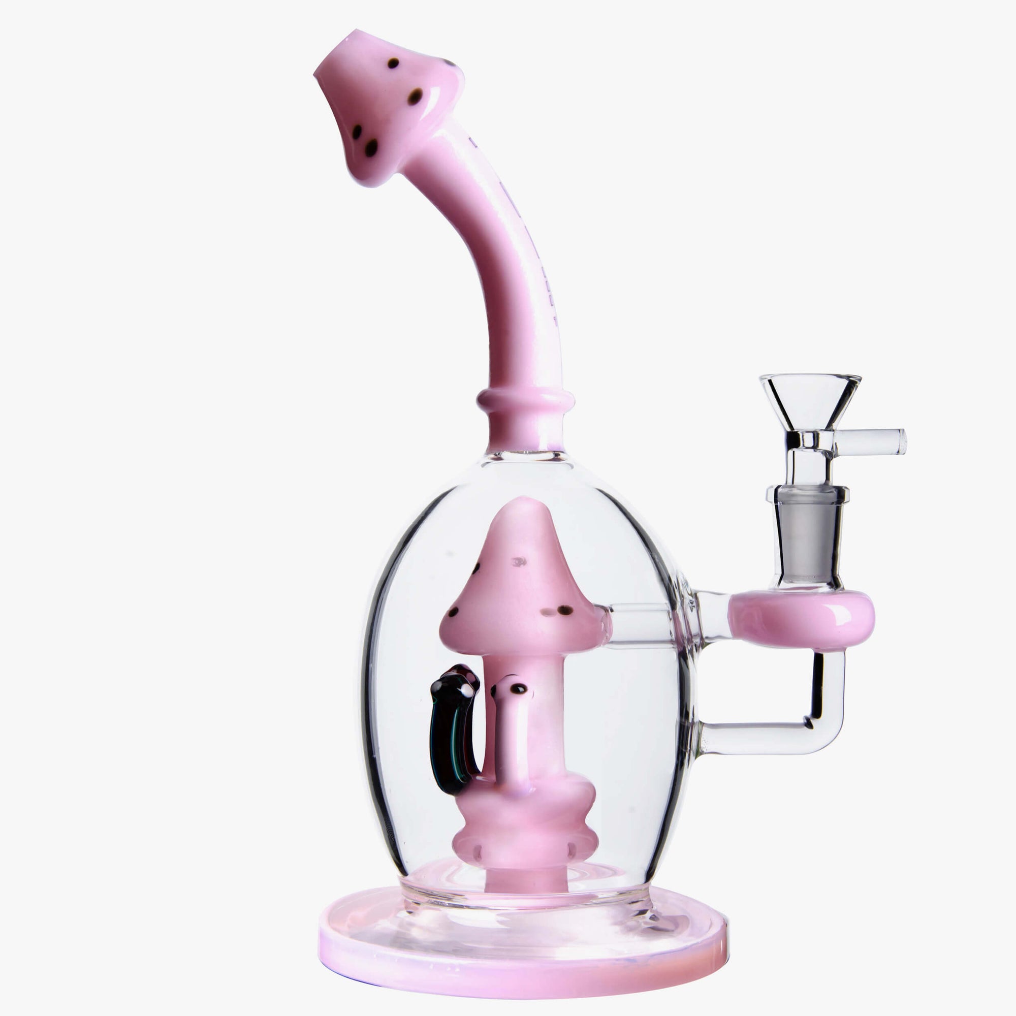 Mushroom Perc Glass Bong - INHALCO