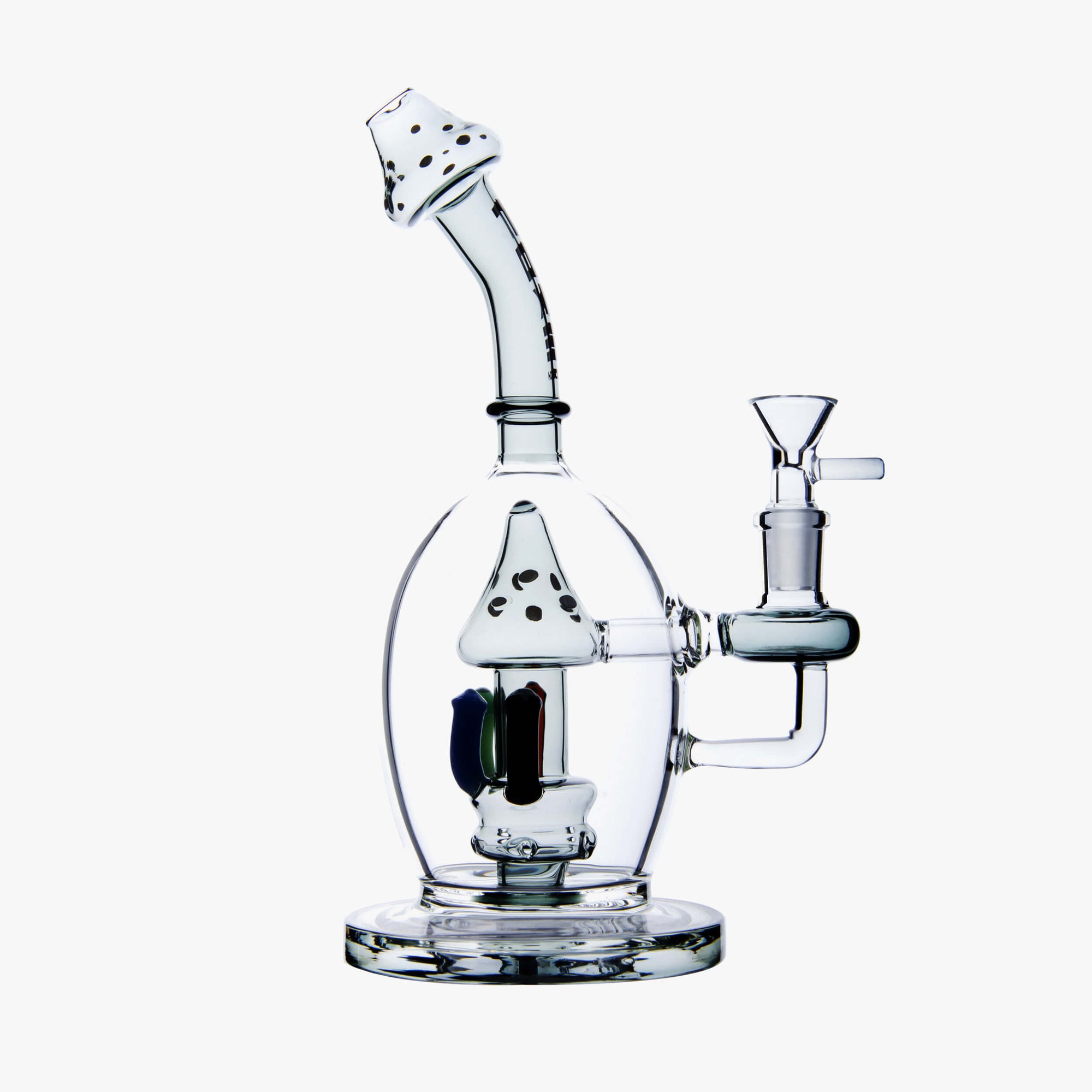 Mushroom Perc Glass Bong - INHALCO