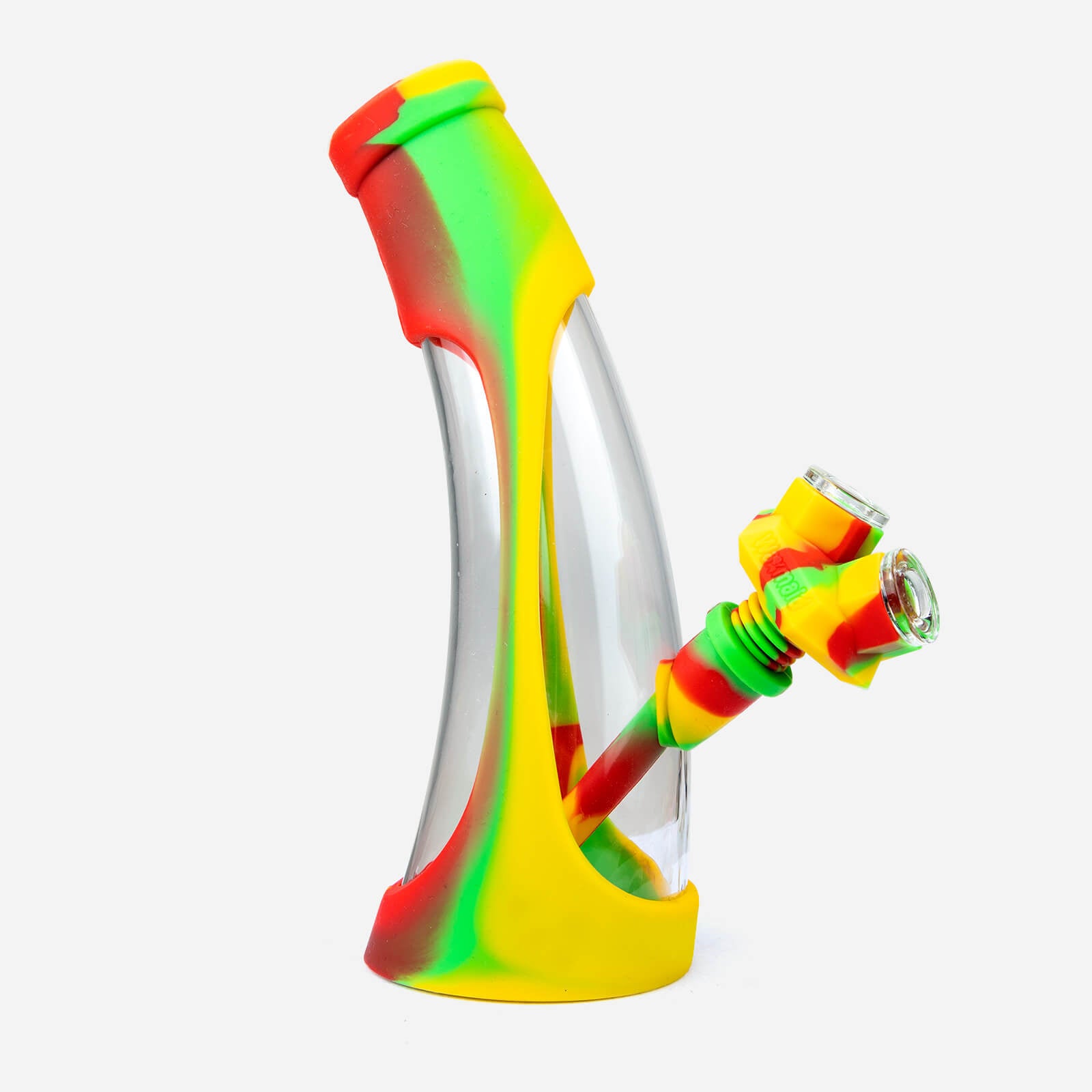 Silicone Double Bowls Bong Slide - INHALCO