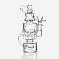 Inline Perc Recycler Water Pipe - INHALCO