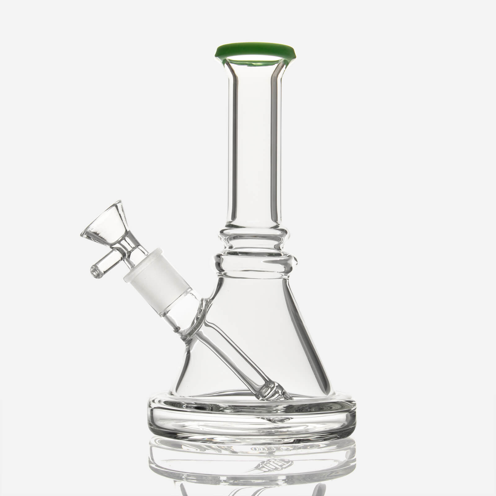 Mini Beaker Bong Can Base Green - INHALCO