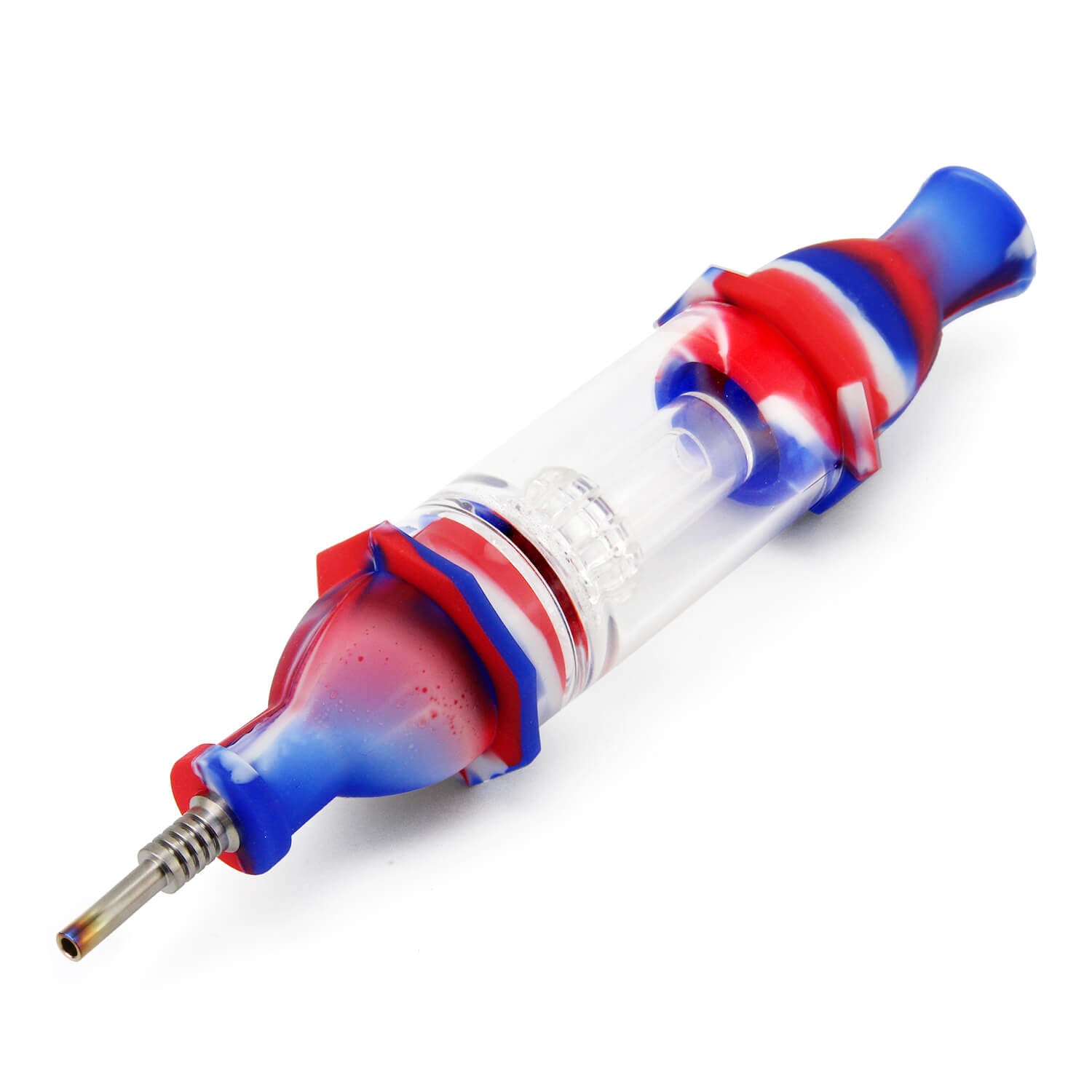 Silicone &amp; Glass Nectar Collector Kit - INHALCO