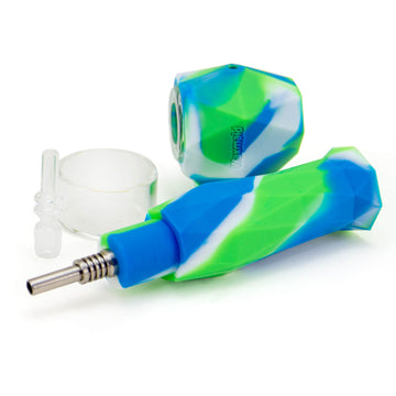 Tie-Dye Rainbow – Silicone Nectar Collector Kit