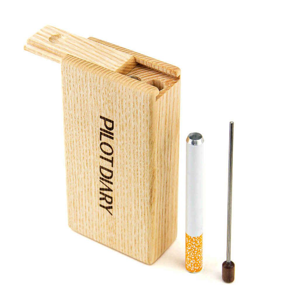 Wood Dugout With Cleaning Tool - INHALCO