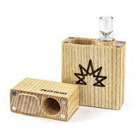 Wooden Dugout With Glass Bat - INHALCO