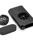 One Hitter Dugout With Mini Grinder Black - INHALCO
