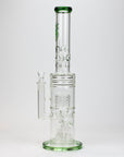 18" H2O glass water bong with thriple mini shower head diffuser [H2O-5007]_7
