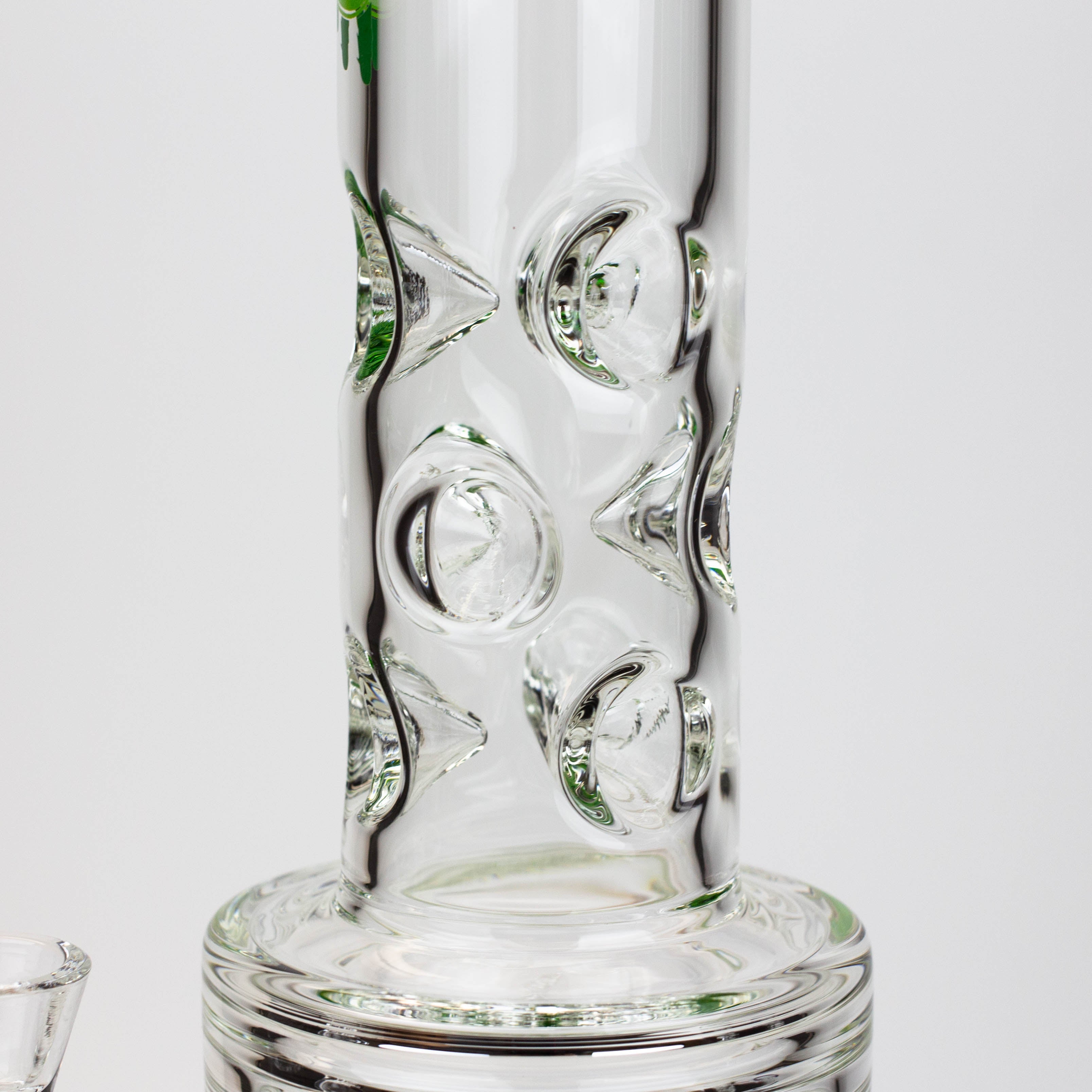 18&quot; H2O glass water bong with thriple mini shower head diffuser [H2O-5007]_10
