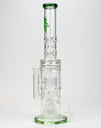 18" H2O glass water bong with thriple mini shower head diffuser [H2O-5007]_3
