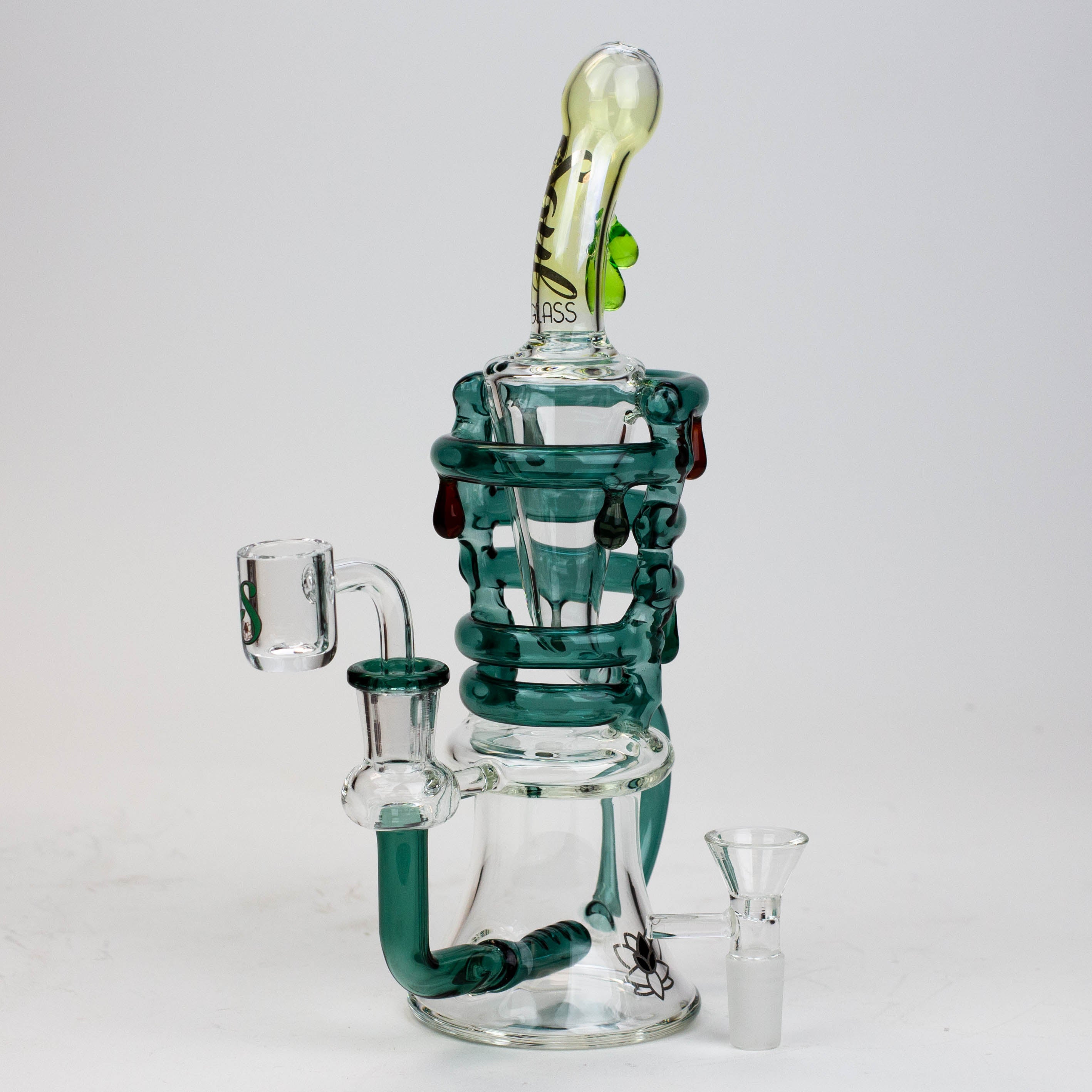 9.5&quot; 2-in-1 Recycler Dab Rig_5