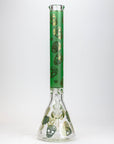 20" Skull Patterned Glass Water Pipe_13
