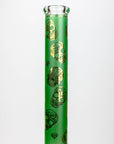 20" Skull Patterned Glass Water Pipe_1