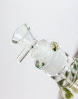 20" Skull Patterned Glass Water Pipe_3