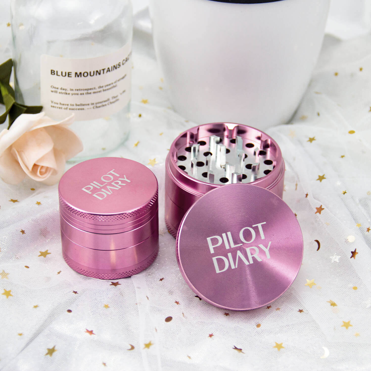Pink Grinders 2 inches&amp;2.5 inches- INHALCO