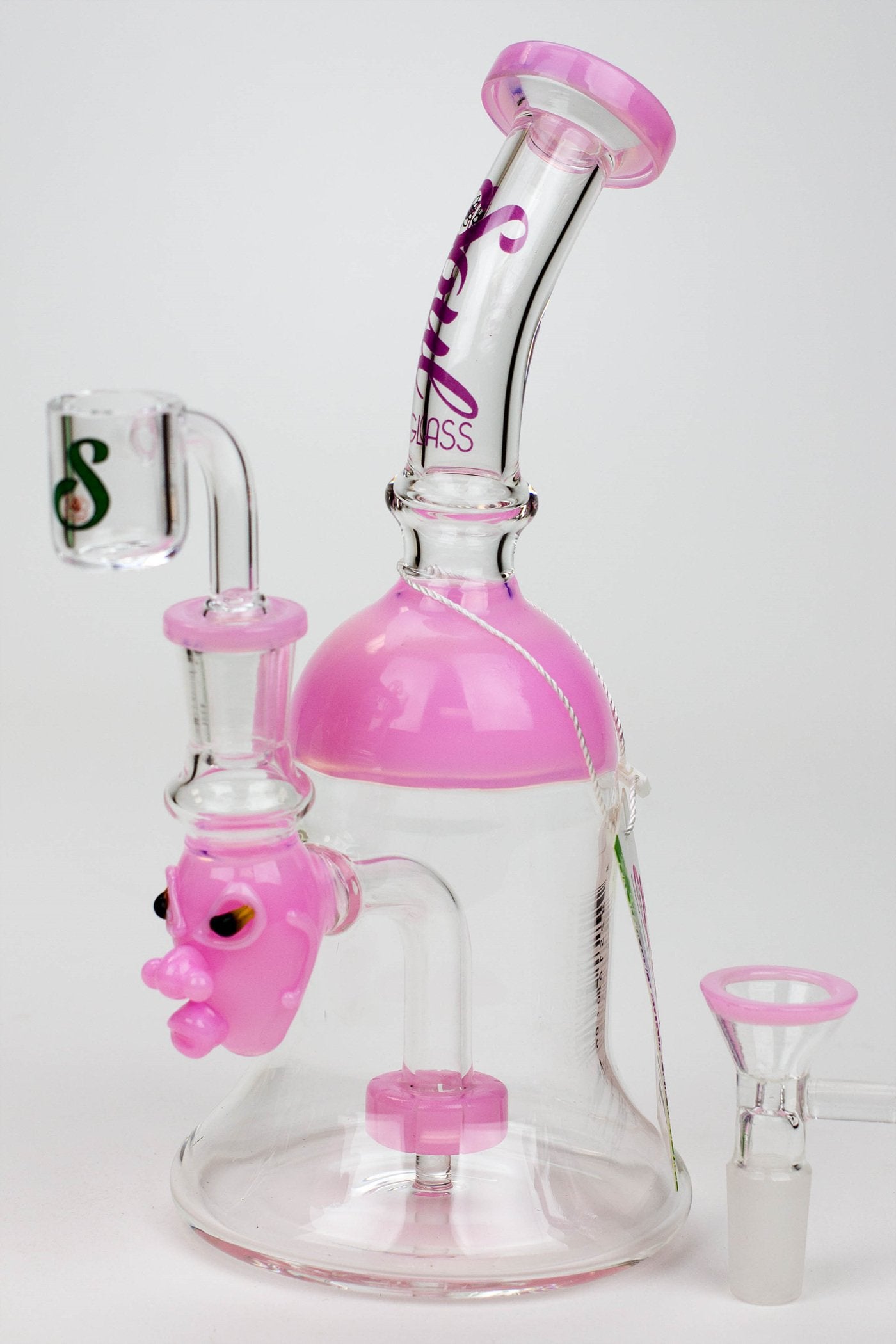 8.5&quot; SOUL Glass 2-in-1 Showhead Diffuser Bong_7