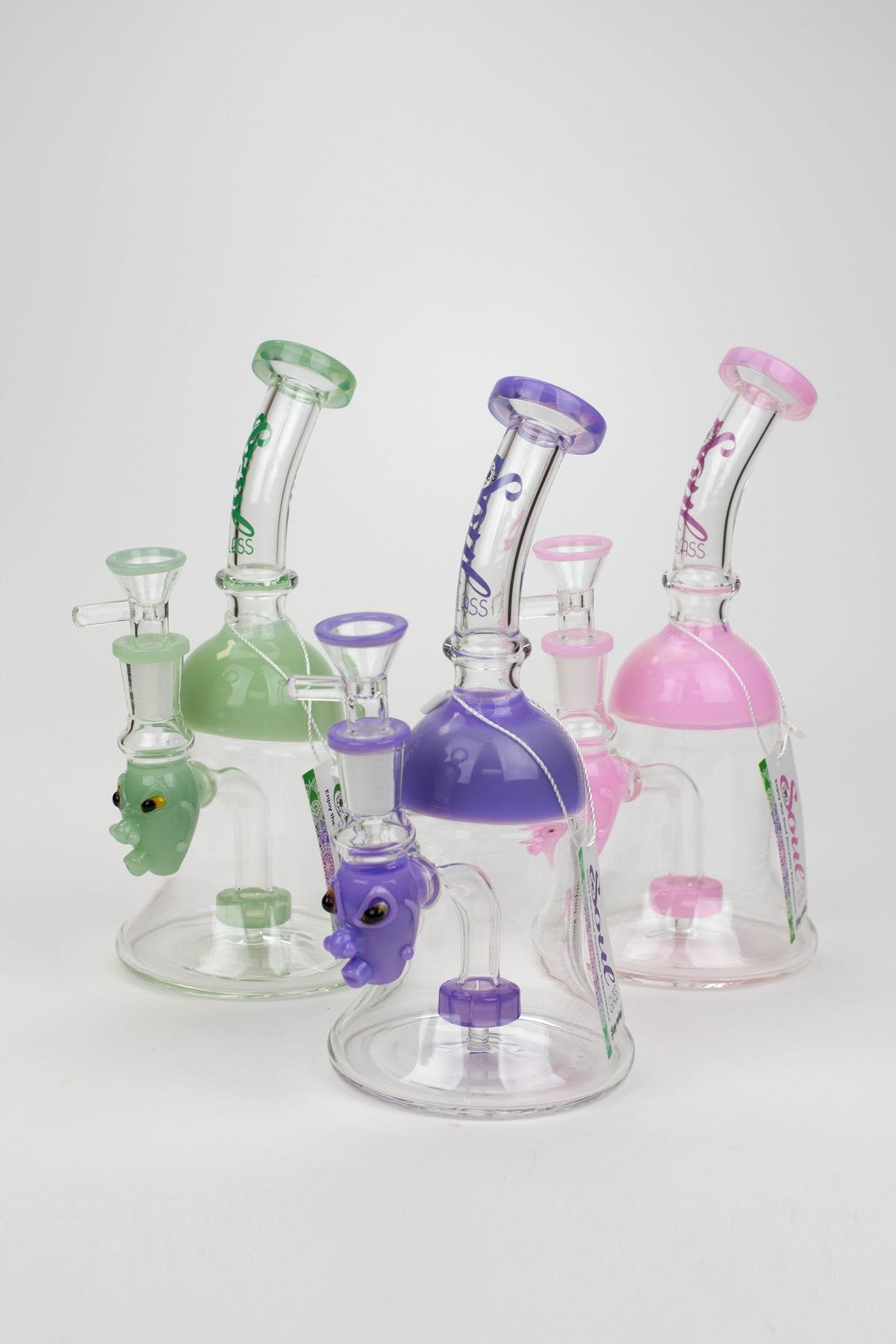 8.5&quot; SOUL Glass 2-in-1 Showhead Diffuser Bong_5