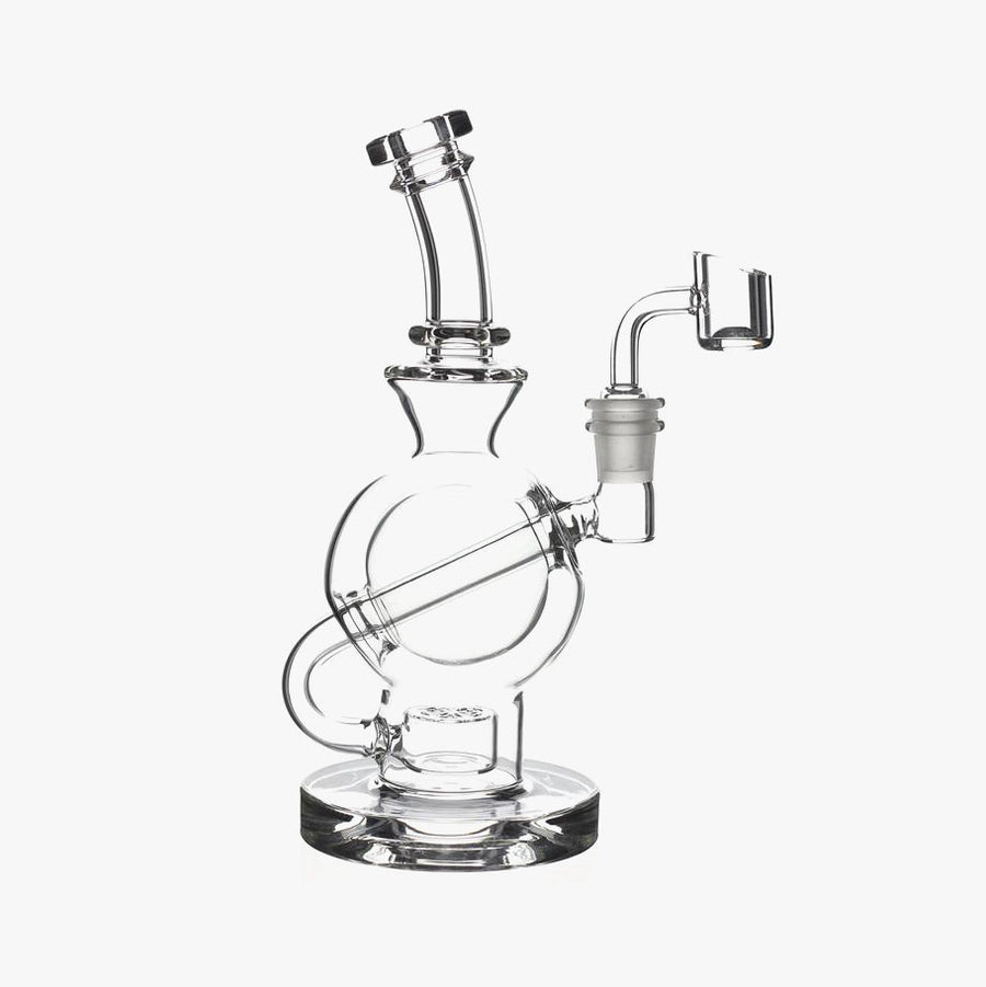Ball Recycler Dab Rig Seed Of Life Perc - INHALCO